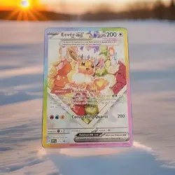 Eevee Ex SVP 174 Black Star Promo Prismatic Evolutions UPC Pokemon Card - Image 1