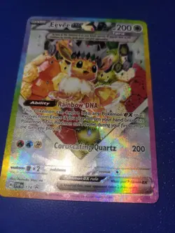 Eevee Ex SVP 174 Black Star Promo Prismatic Evolutions UPC Pokemon Card - Image 4