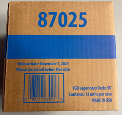 Yu-Gi-Oh 2025 Legendary 5D's Decks 12-Box CASE FACTORY SEALED IN-HAND! - Image 1
