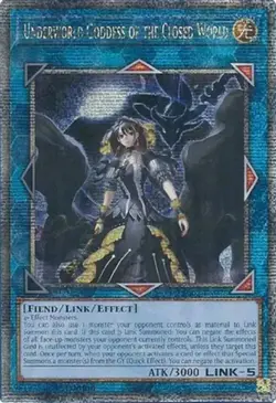 Yugioh! Underworld Goddess of the Closed World - RA02-EN045 - Quarter Century Se - Image 1