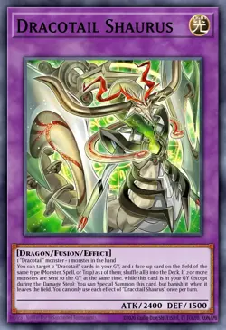BPRO-EN037 Dracotail Shaulas Starlight Rare 1st Edition YuGiOh - Image 1