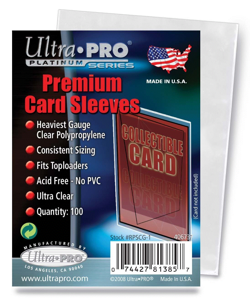100 ct. Ultra Pro Platinum Premium Card Protector Sleeves MTG Yugioh Pokemon - Image 2