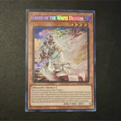 Konami Fallen of the White Dragon 1st Edition Holo Effect Yu-Gi-Oh! TCG - Image 1