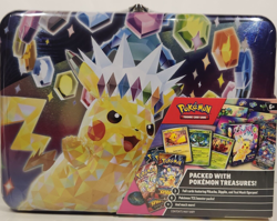 Pokemon Surging Sparks 2024 Fall Collectors Chest Factory Sealed Tin Lunchbox - Image 1