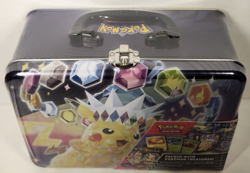 Pokemon Surging Sparks 2024 Fall Collectors Chest Factory Sealed Tin Lunchbox - Image 2