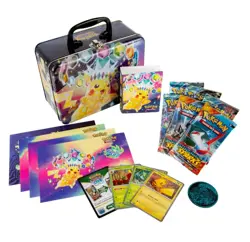 Pokemon Surging Sparks 2024 Fall Collectors Chest Sealed Tin Lunchbox - Image 2
