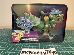 Pokemon Surging Sparks 2024 Fall Collectors Chest Sealed Tin Lunchbox - Image 3