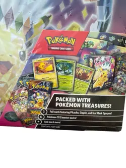 Pokemon Surging Sparks 2024 Fall Collector Chest Sealed Tin Lunchbox + 6 Booster - Image 3