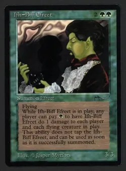 ***Ifh-Biff Efreet*** MTG Arabian Nights Magic Kid Icarus - Image 1