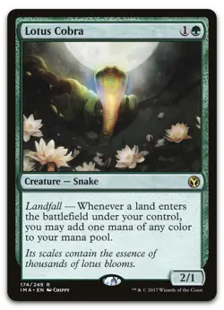 Lotus Cobra #174 (LP) Iconic Masters IMA Magic MTG - Image 1