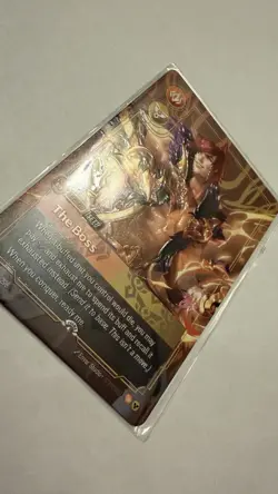 Sett - The Boss - Riftbound Metal 1/35 Regional Prize Promo - Sett Metal Card - Image 2