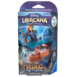 Disney Lorcana TCG: Ursula's Return Sealed Starter Deck - Sapphire & Steel - Image 1
