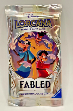 Disney Lorcana TCG: Fabled 12 Card Single Booster Pack - Image 1
