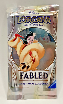 Disney Lorcana TCG: Fabled 12 Card Single Booster Pack - Image 2
