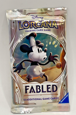 Disney Lorcana TCG: Fabled 12 Card Single Booster Pack - Image 3