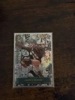One Piece CCG Jewelry Bonney OP12-118 Manga Alt Art English MINT - Image 1