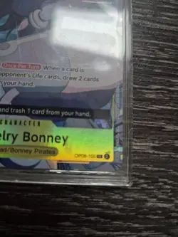 One Piece CCG TCG Jewelry Bonney OP08-105 Illustrator SR Alt Art - Image 2