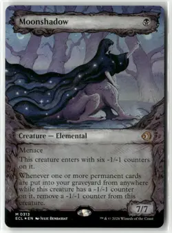 MTG Moonshadow (Showcase) M Lorwyn Eclipsed 313 (Foil) NM - Image 1