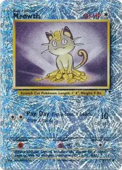 Meowth - 53/110 - Pokemon Legendary Collection Reverse Holo Rare Card MP - Image 1