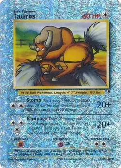 Tauros - 65/110 - Pokemon Legendary Collection Reverse Holo Rare Card NM - Image 1