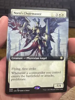 MTG English Norn's Choirmaster NM Normal Commander: Phyrexia: All Will Be One - Image 1