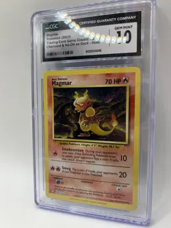 Pokemon TCG Magmar #6 – CGC 10 Gem Mint – Holo Rare – English Card - Image 2