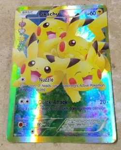 Pikachu RC29/RC32 Generations Ultra Rare Full Art Holo Pokemon Card Near Mint - Image 2