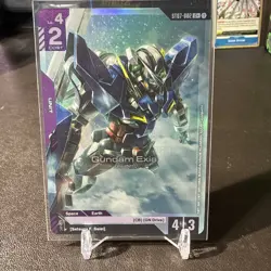 Gundam Exia C+ Alt ST07-002 Gundam TCG Card Foil Celestial Drive ENG - Image 1