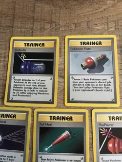 Pokemon Cards Base Set Unlimited Trainer Cards - 13 Cards In Total - VINTAGE - Image 2