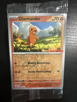 Charmander - (GameStop Exclusive) 004/165 Miscellaneous Cards & Products Reverse - Image 2