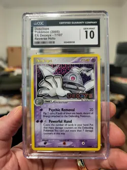 CGC 10 Dusclops 7/107 EX Deoxys Reverse Holo 2005 Pokemon Card - Image 1