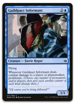 Guildpact Informant #271 (NM) War of the Spark WAR Magic MTG - Image 1
