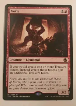 Xorn - MTG Adventures in the Forgotten Realms AFR 167 R Magic: The Gathering - Image 1