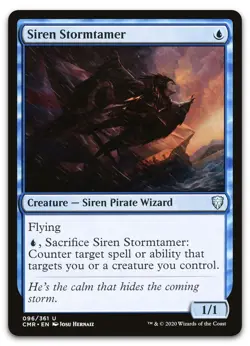 Siren Stormtamer #96 (NM) Commander Legends CMR Magic MTG - Image 1