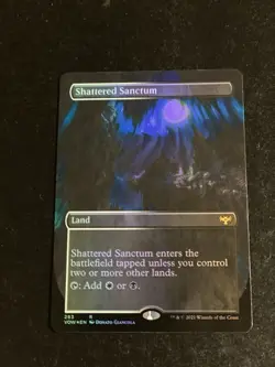 MTG - NM - FOIL - BORDERLESS - Shattered Sanctum - Innistrad: Crimson Vow - Image 1