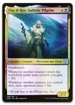 Elas il-Kor, Sadistic Pilgrim #198 (Foil) (NM) Dominaria United DMU Magic MTG - Image 1