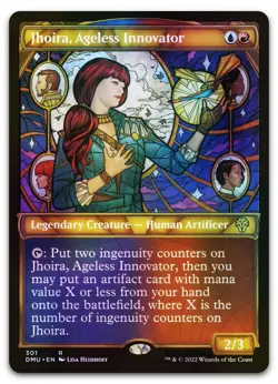 Jhoira, Ageless Innovator (Showcase) #301 (Foil) NM Dominaria United Magic MTG - Image 1