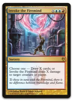 Invoke the Firemind #31 (NM) Izzet vs Golgari DDJ Magic MTG - Image 1