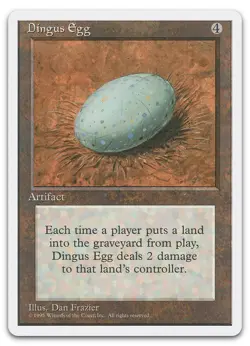Dingus Egg (NM) Fourth Edition 4ED Magic MTG - Image 1