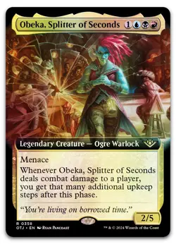 Obeka, Splitter of Seconds (Extended Art) #358 (Foil) NM Thunder Junction - Image 1
