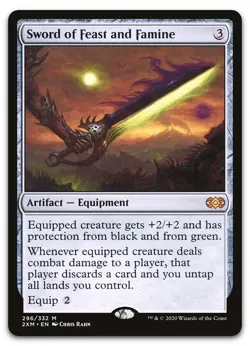 Sword of Feast and Famine #296 (NM) Double Masters 2XM Magic MTG - Image 1