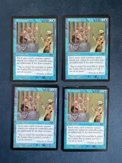 MTG 4X TEMPEST PROPAGANDA MAGIC THE GATHERING ENGLISH UNCOMMON ENCHANTMENT BLUE - Image 1