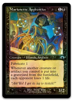Marionette Apprentice (Retro Frame) #410 (Foil) NM Modern Horizons 3 Magic MTG - Image 1