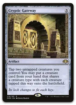 Cryptic Gateway #218 (NM) Dominaria Remastered DMR Magic MTG - Image 1