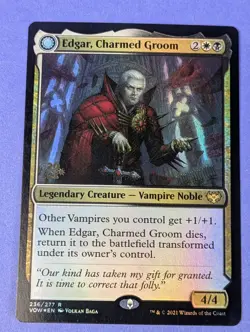 MTG: Innistrad: Edgar, Charmed Groom / Edgar Markov's Coffin Foil #236/277 - NM - Image 2