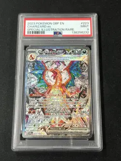 2023 POKEMON OBF EN-OBSIDIAN FLAMES SPECIAL ILLUSTRATION RARE CHARIZARD EX PSA 9 - Image 1