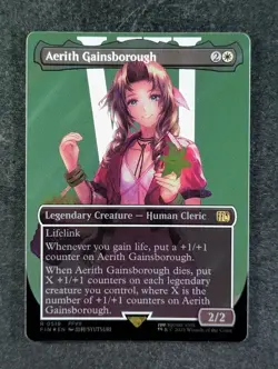 2025 MTG AERITH GAINSBOROUGH #0519 Final Fantasy Surge Foil Rare English - Image 1