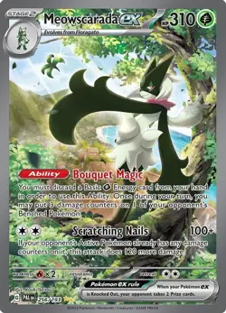 Meowscarada ex - 256/193 - Pokemon Paldea Evolved Special Illustration Rare NM - Image 1