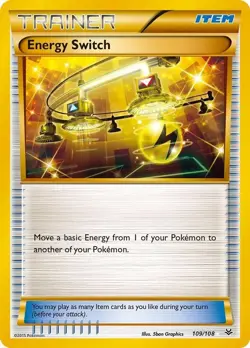 Energy Switch - 109/108 - Pokemon Roaring Skies XY Secret Rare Card LP - Image 1