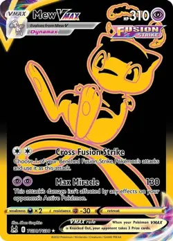 Mew VMAX - TG30/TG30 - Pokemon Lost Origins Trainer Gallery Secret Rare NM - Image 1
